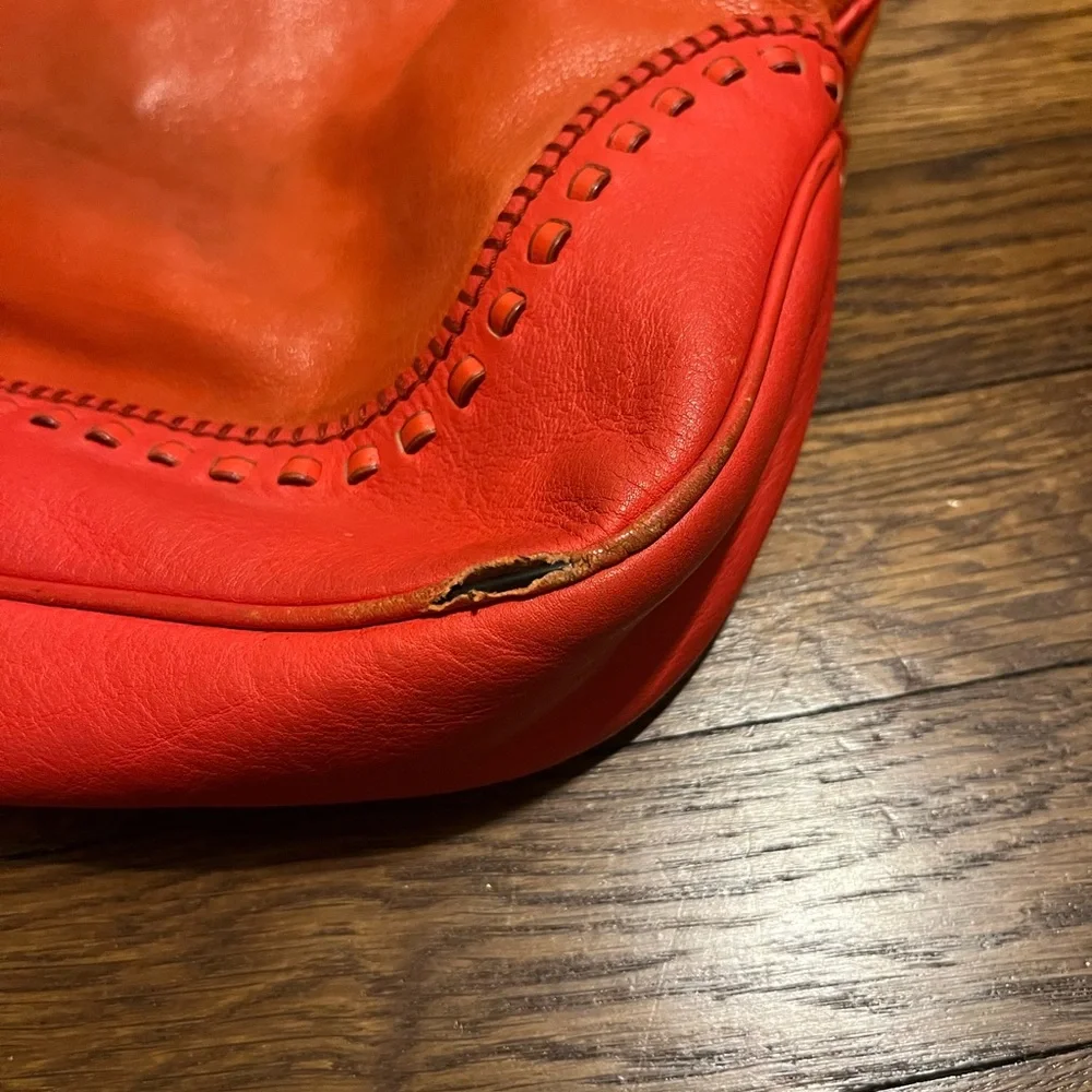 Gucci Red Bamboo Hobo Bag - Picture 12 of 14